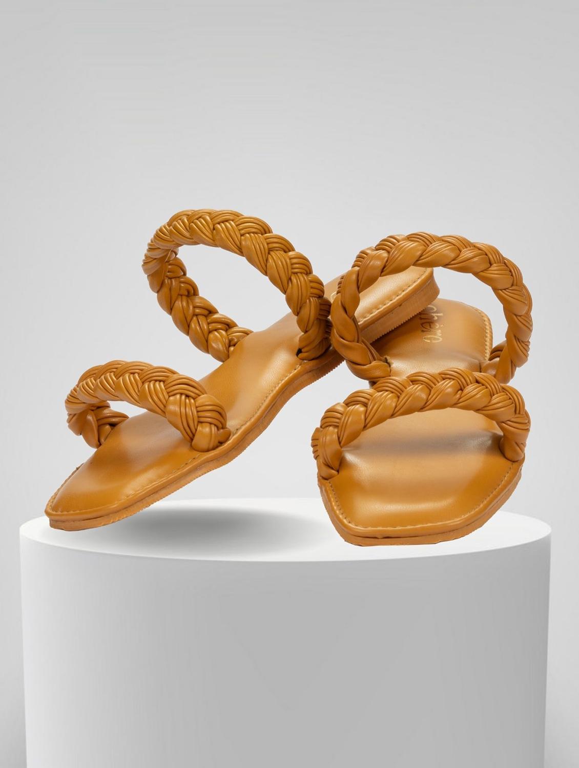 solid slip on sandal - 18465925 - Standard Image - 1