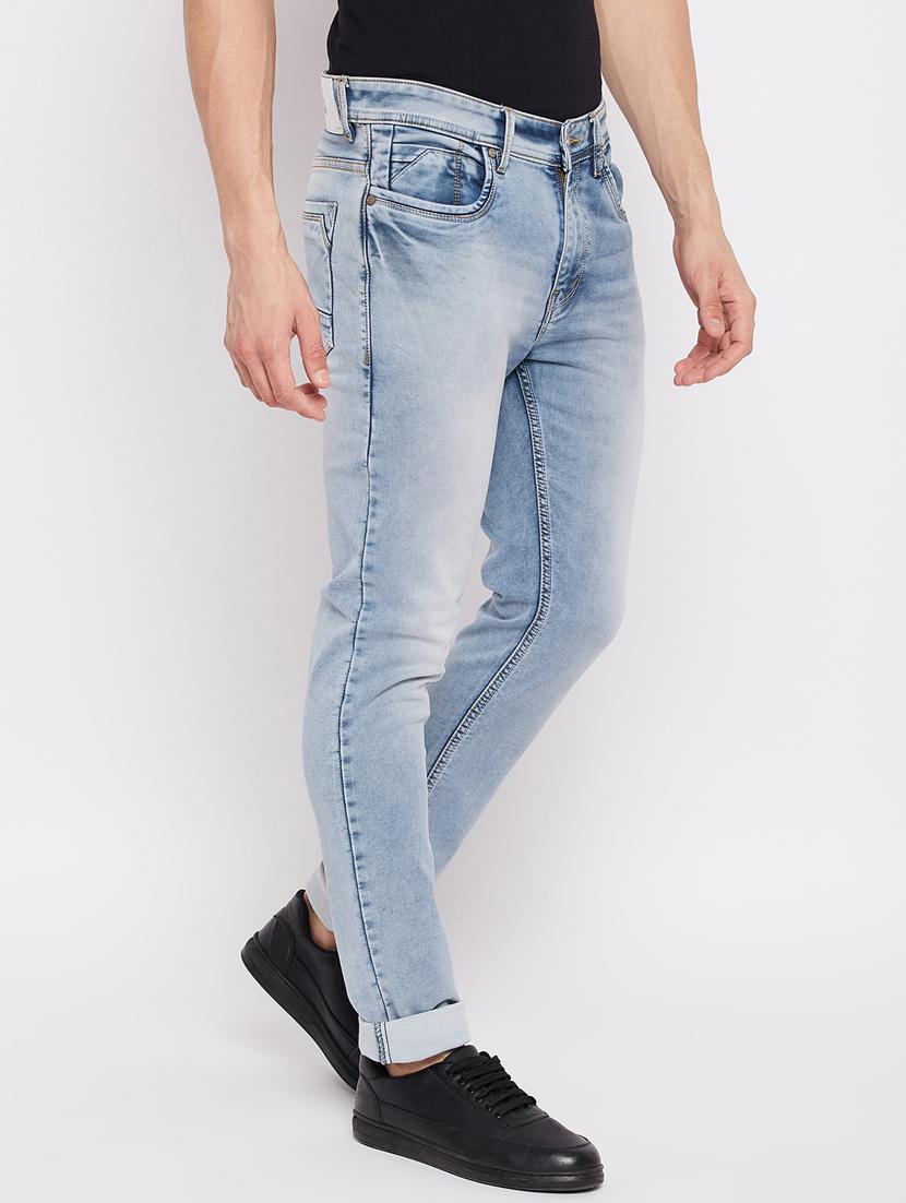 light-blue light-washed denim jean - 18466051 - Standard Image - 1