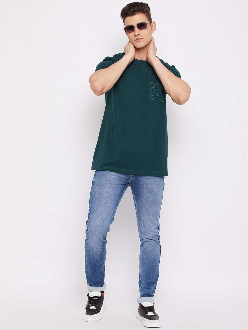 blue light-washed denim jean - 18466052 -  Standard Image - 4