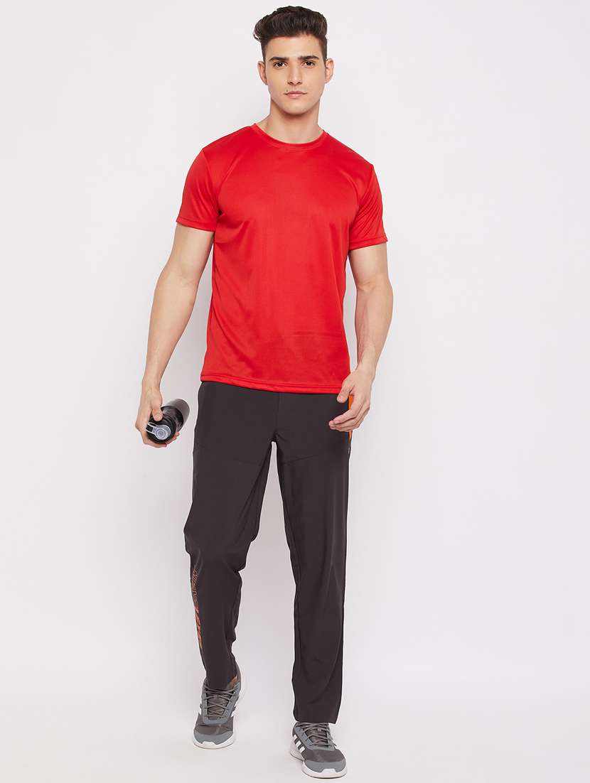 grey printed full length track pant - 18466070 -  Standard Image - 4