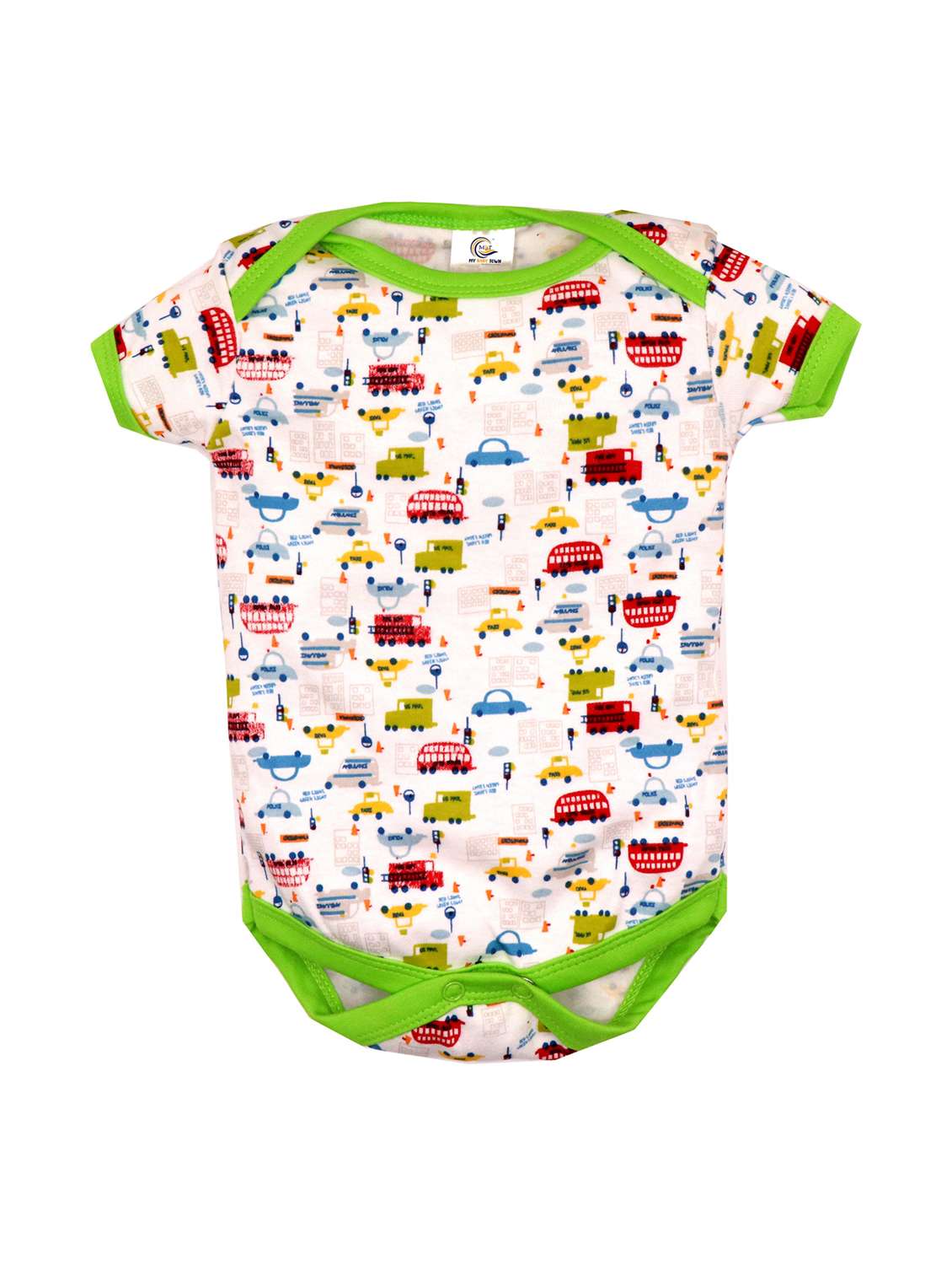 pack of 3 multi colored printed onesies - 18467146 -  Standard Image - 1