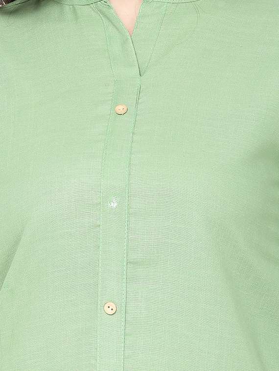 set of 2 pcs solid combo kurta - 18467546 -  Standard Image - 4