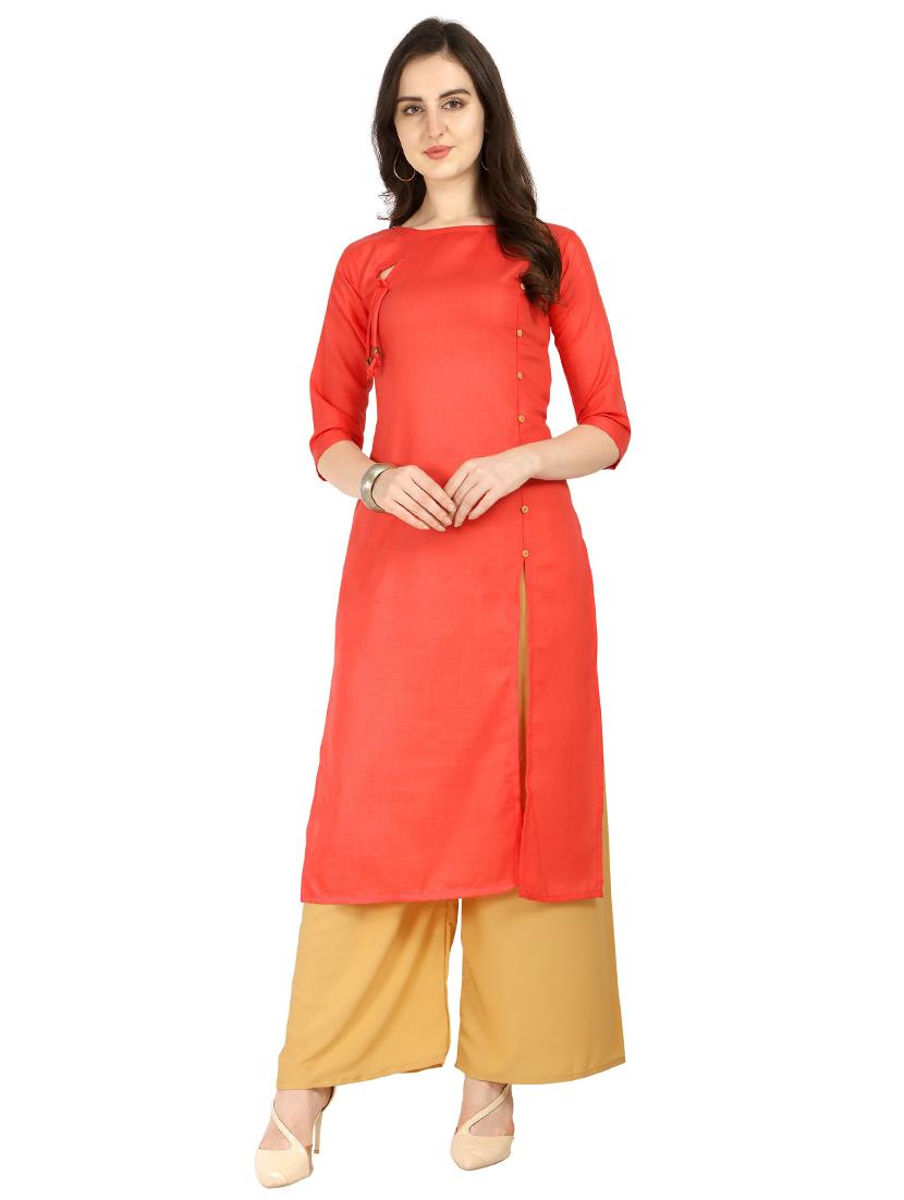set of 2 pcs solid combo kurta - 18467629 - Standard Image - 1