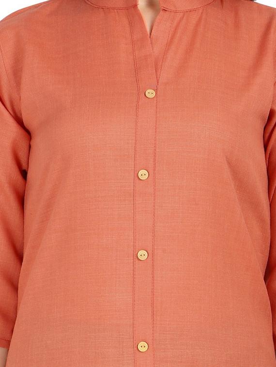 set of 2 pcs solid combo kurta - 18467632 - Standard Image - 4