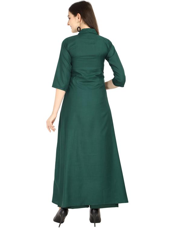set of 2 pcs solid combo kurta - 18467636 - Standard Image - 4