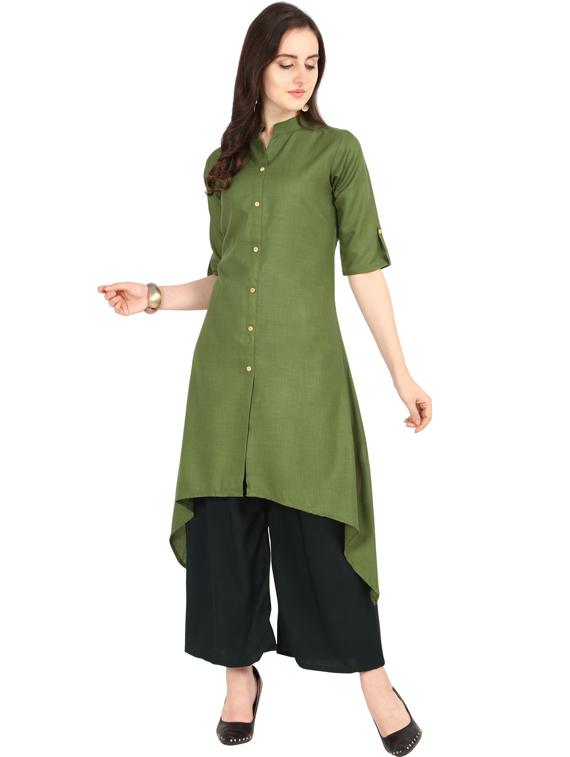 set of 2 pcs solid combo kurta - 18467645 - Standard Image - 1