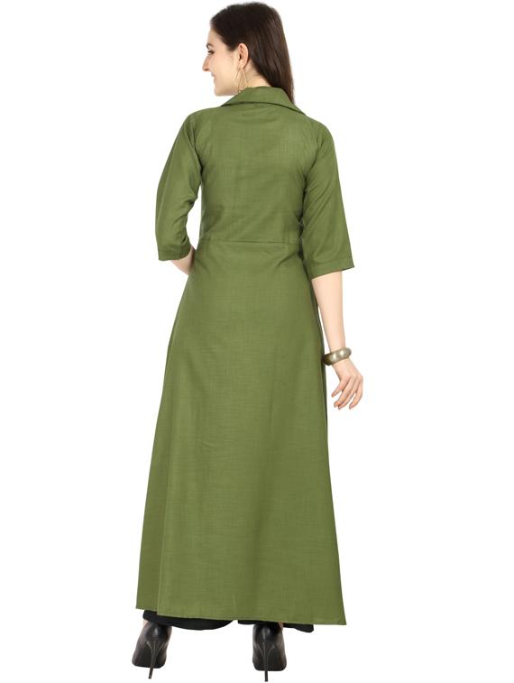 set of 2 pcs solid combo kurta - 18467647 - Standard Image - 4