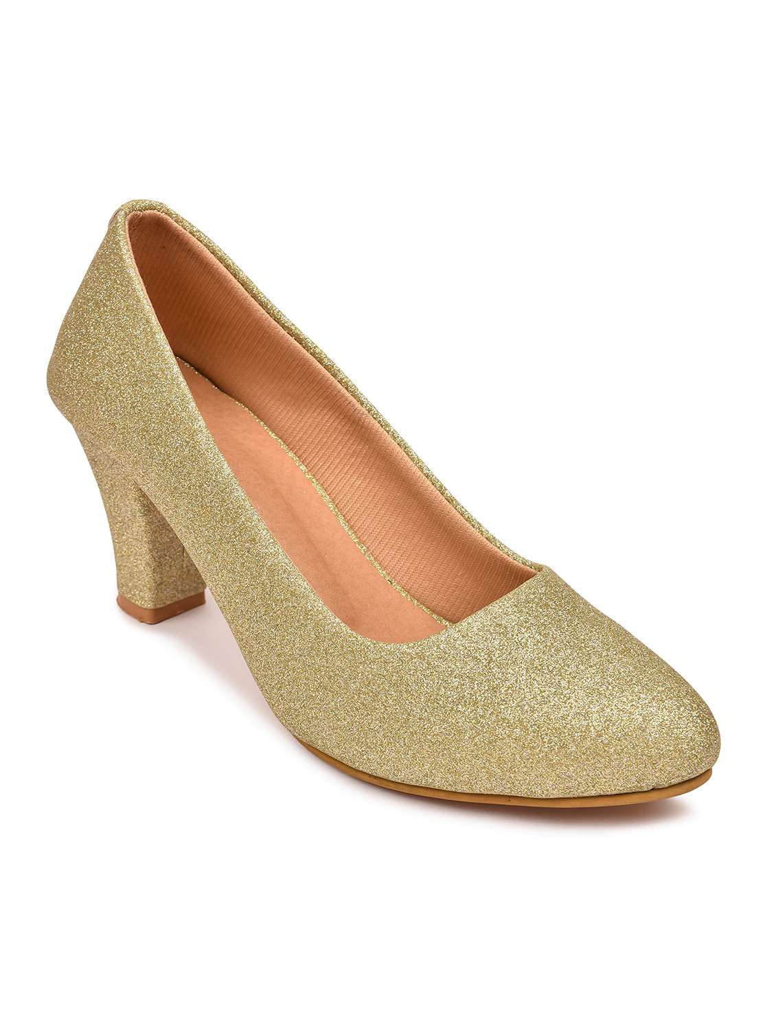 gold slip on pump 