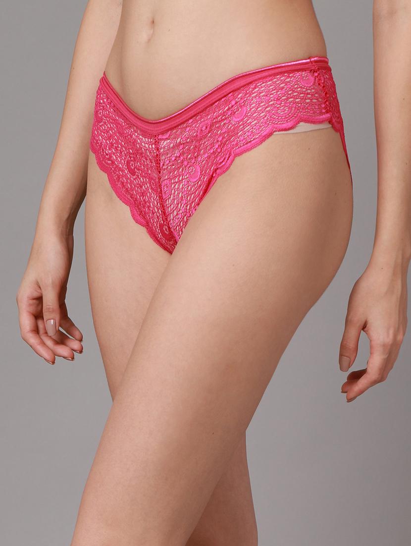 pink lace bikini panty - 18468105 -  Standard Image - 1