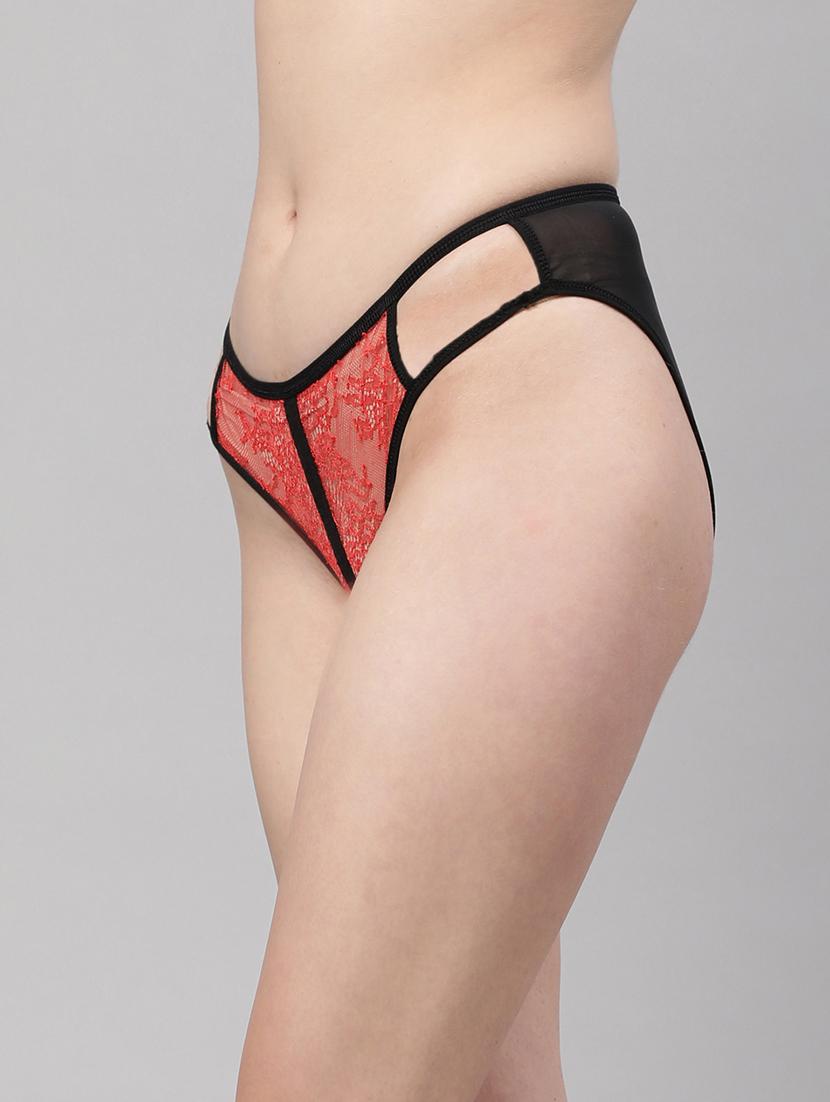 red lace bikini panty - 18468146 - Standard Image - 1