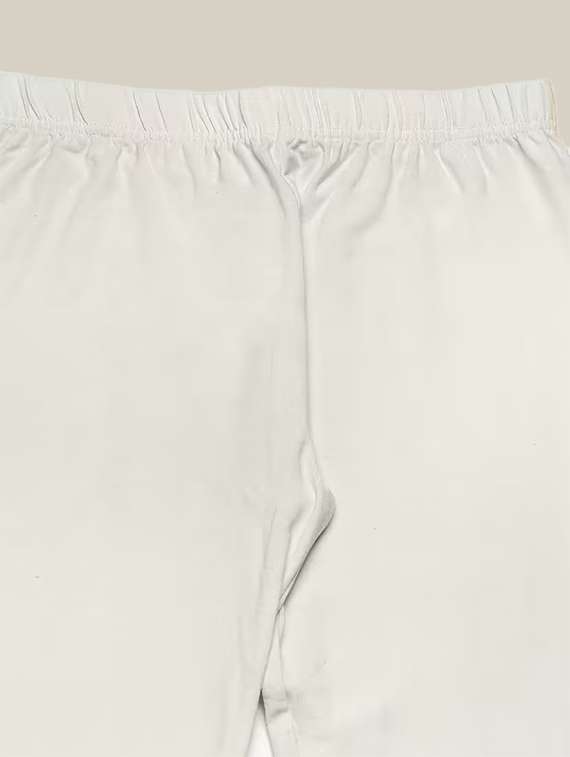girls white solid legging - 18468197 -  Standard Image - 4