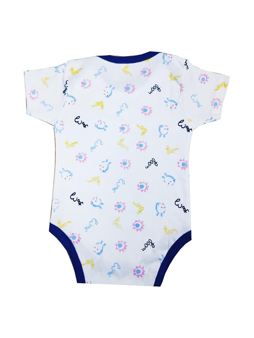 white printed onesies - 18468340 - Standard Image - 1