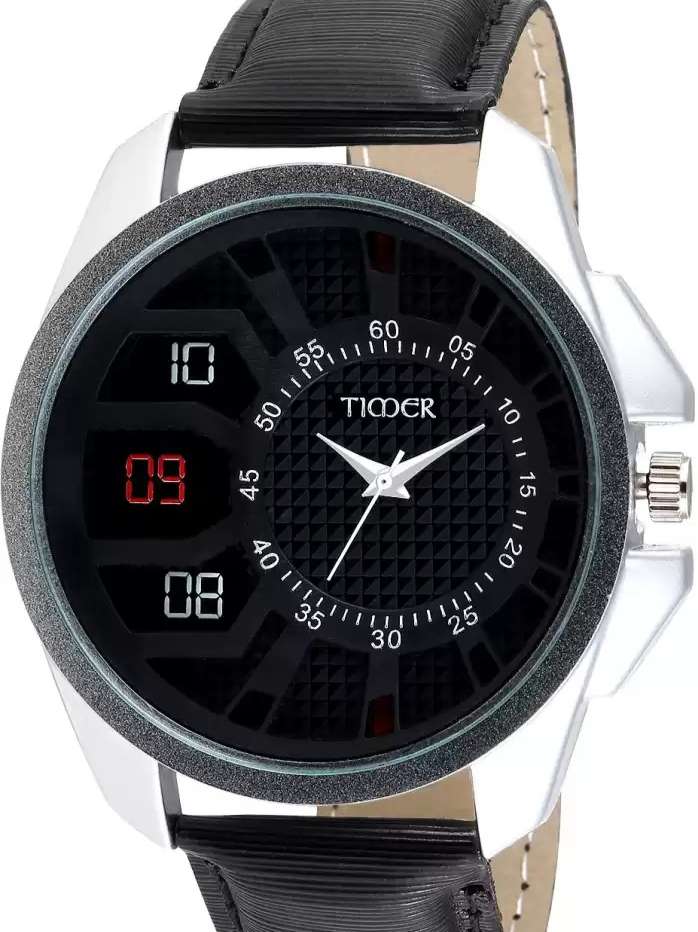 new black model timer analog watch  - 18468553 -  Standard Image - 1