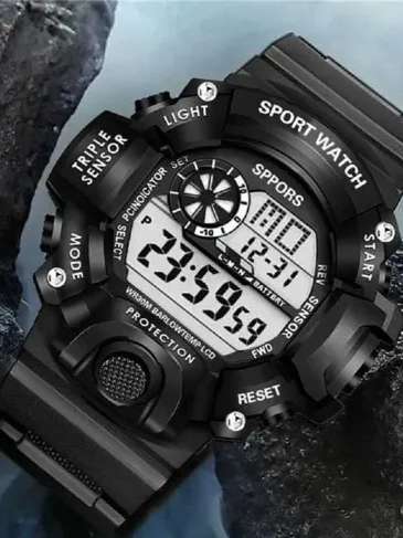 new sport digital watch for boys  - 18468916 -  Standard Image - 1