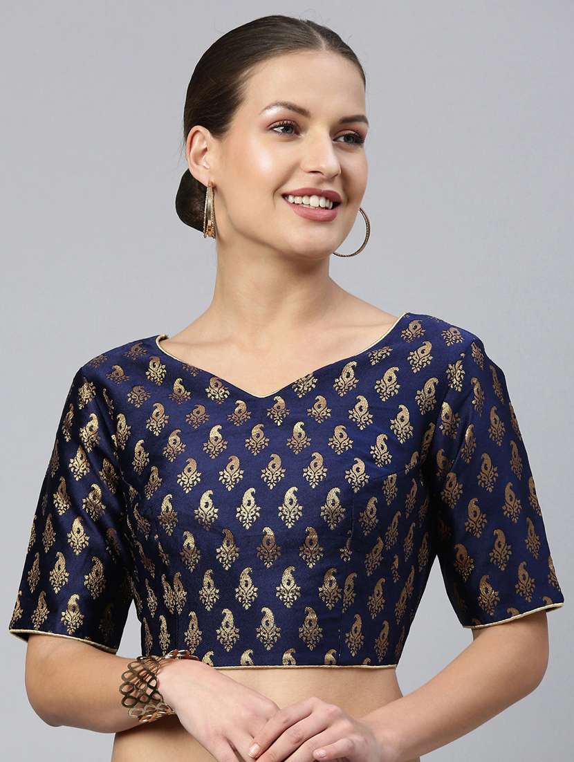  jacquard woven design saree blouse 