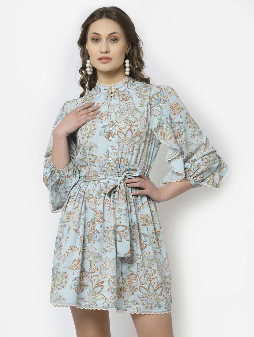 women's fit & flare floral dress