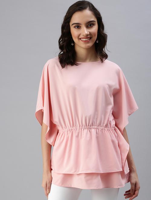 women's layered round neck top - 18469924 -  Standard Image - 0