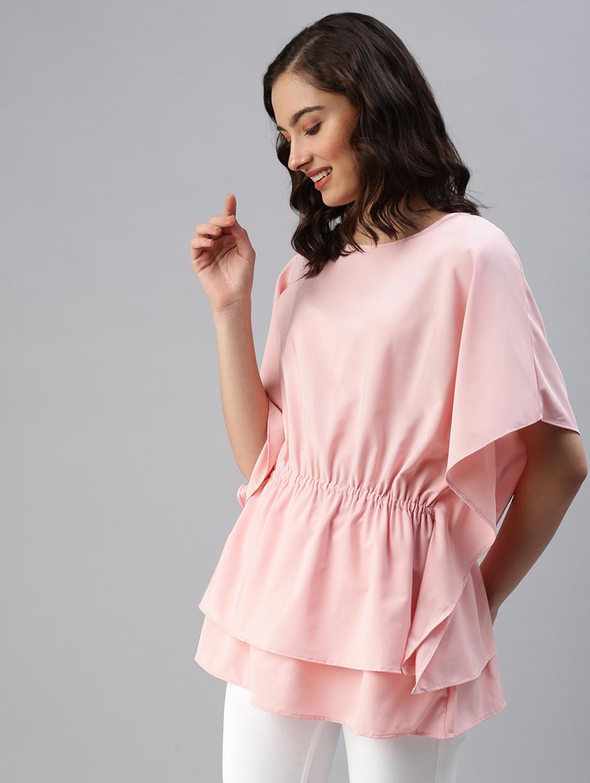 women's layered round neck top - 18469924 -  Standard Image - 1