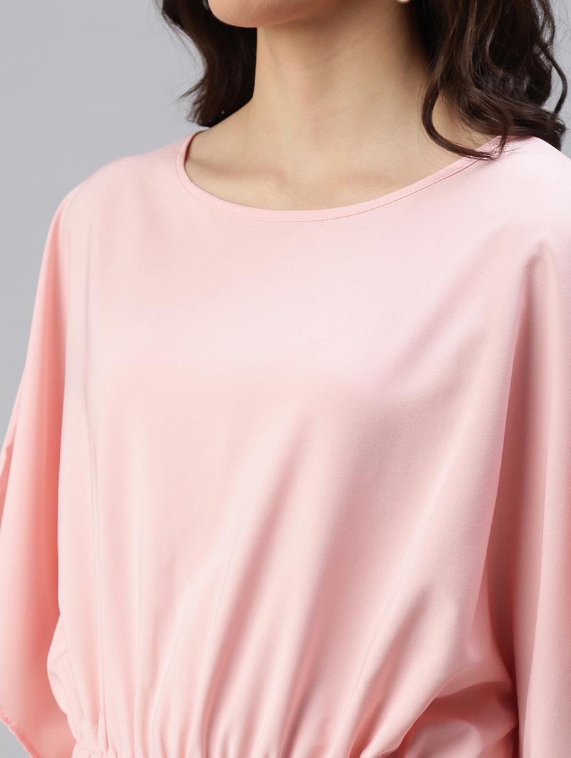 women's layered round neck top - 18469924 - Standard Image - 4