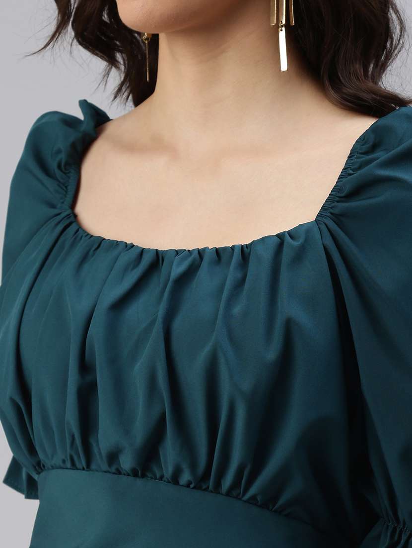 women's crop square neck top - 18469925 - Standard Image - 4