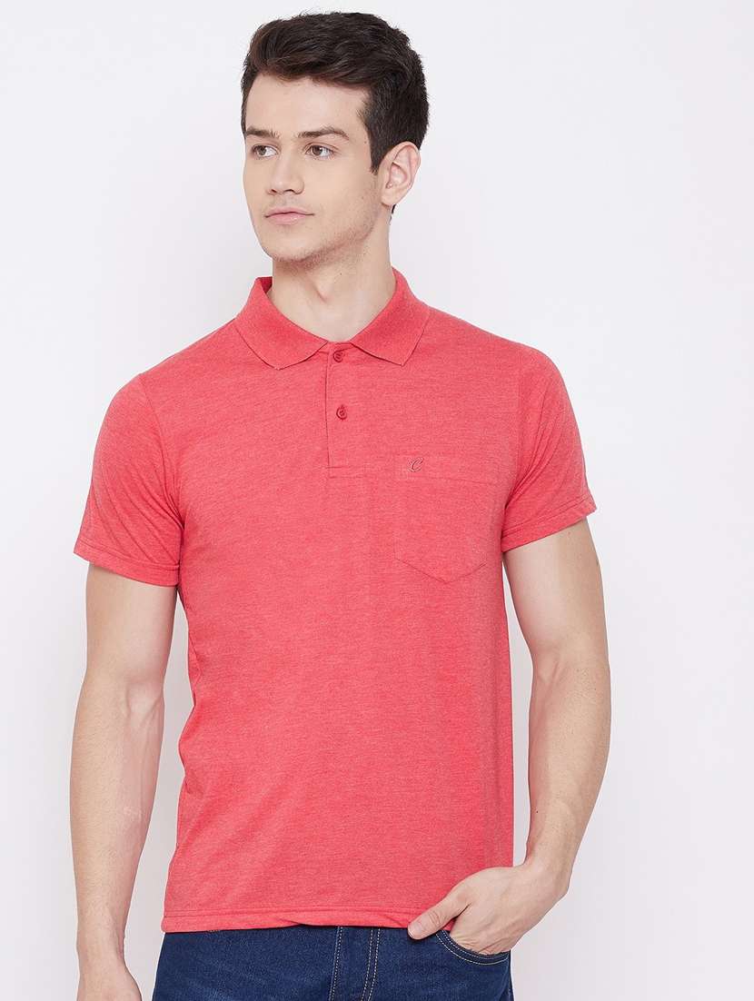 men solid short sleeve regular fit polo t-shirt