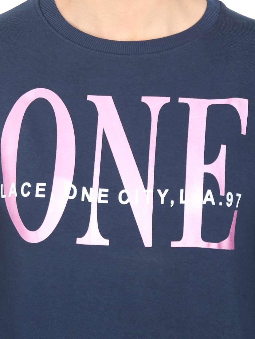 women's chest print sweatshirt - 18470838 -  Standard Image - 4