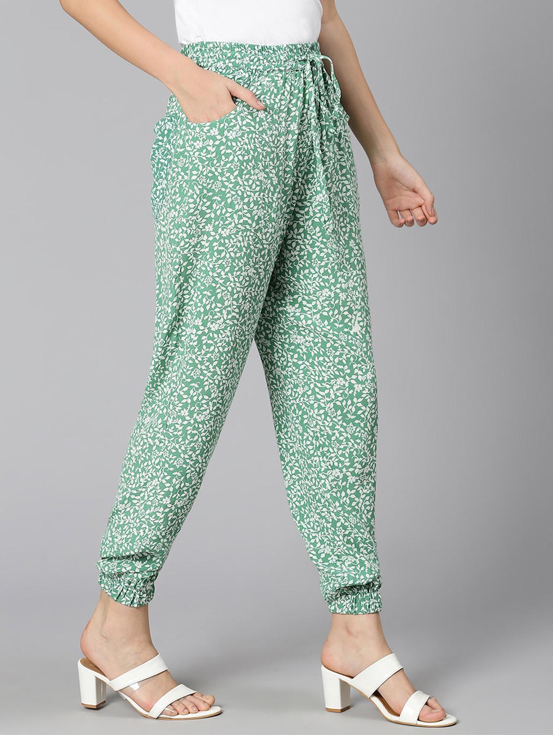 drawstring waist printed jogger  - 18471002 -  Standard Image - 1