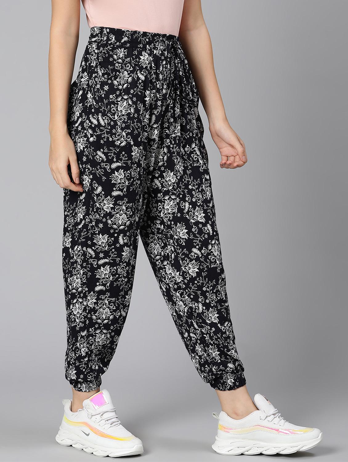 drawstring waist printed jogger  - 18471003 -  Standard Image - 1
