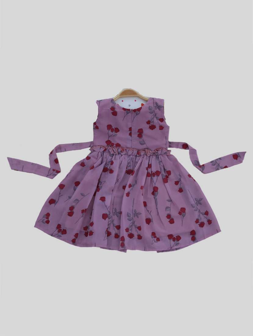 girls round neck sleeveless frock - 18471077 -  Standard Image - 1