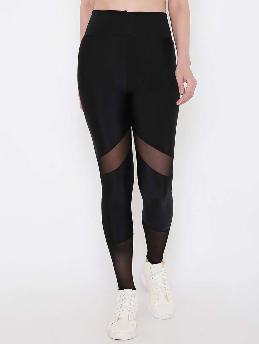 black solid legging