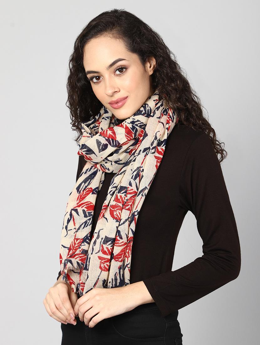 women's printed print stole - 18471205 - Standard Image - 1