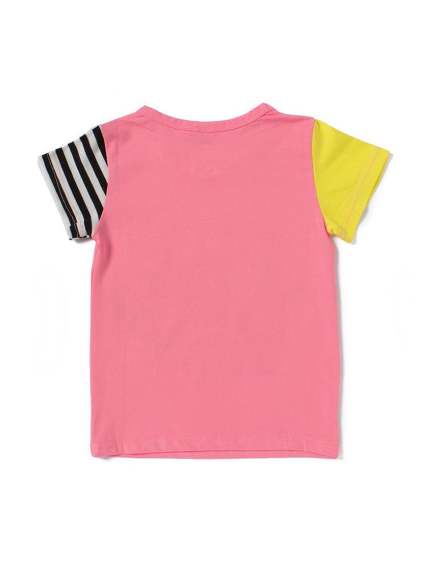 boys round neck graphic print t-shirt - 18472254 - Standard Image - 1