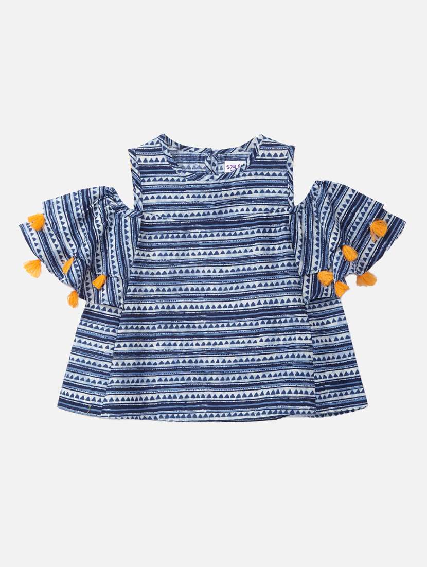 girls round neck top