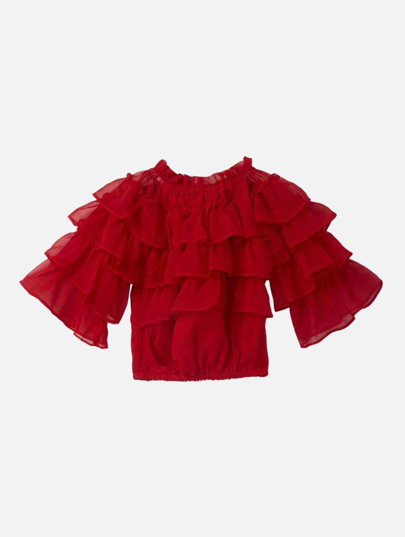girls mock neck top - 18472517 -  Standard Image - 1