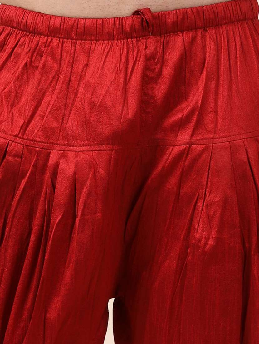 golden silk brocade sherwani ethnic wear set - 18473050 -  Standard Image - 4