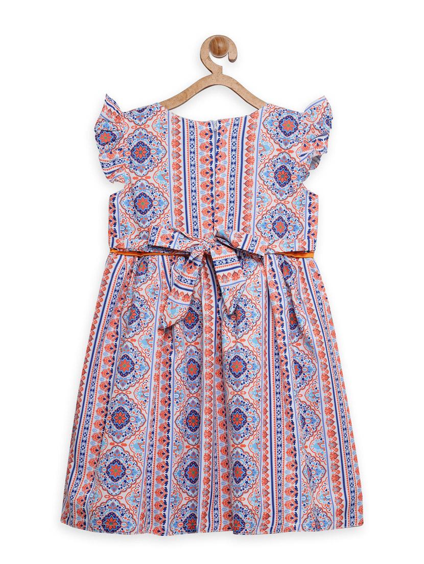 girls multi colored printed frock - 18473291 - Standard Image - 1