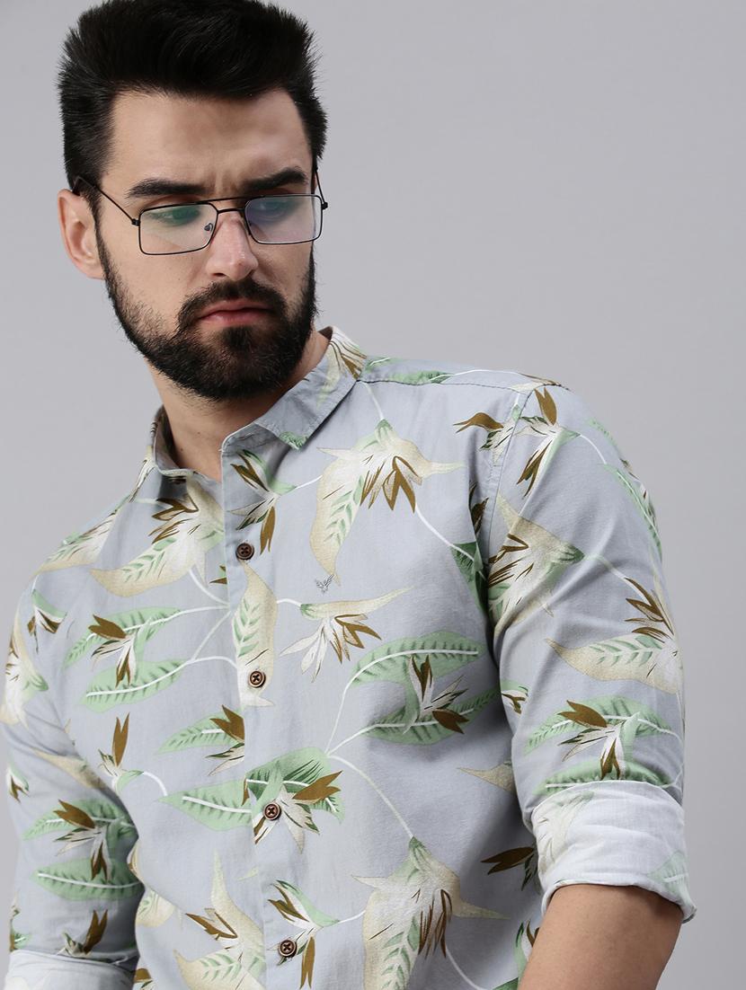 mens tropical casual shirt - 18474044 - Standard Image - 4