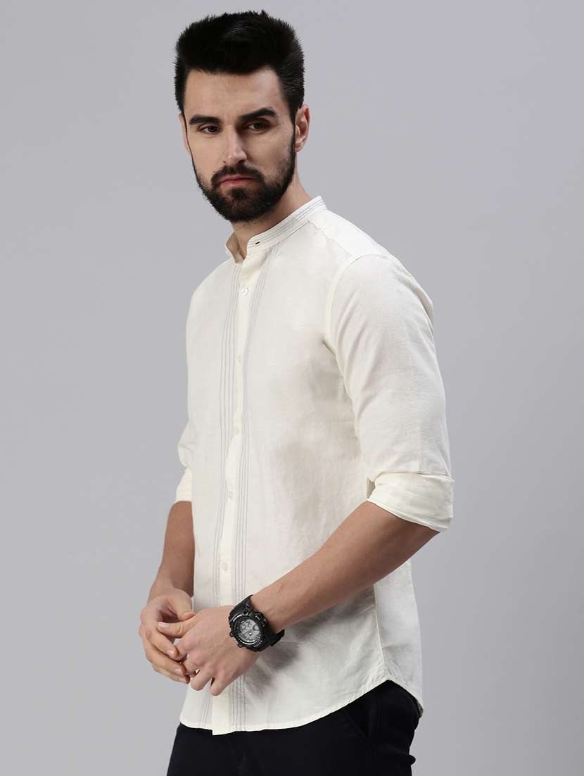 mens solid casual shirt - 18474103 -  Standard Image - 1