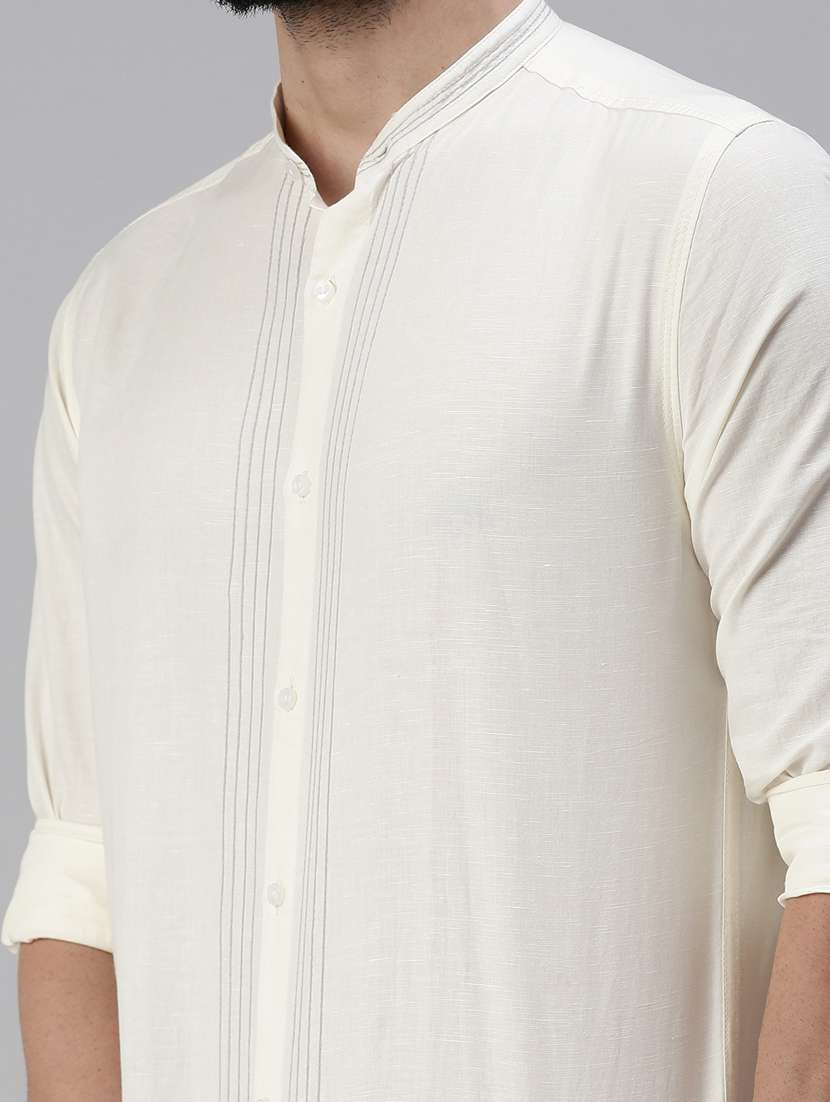 mens solid casual shirt - 18474103 -  Standard Image - 4