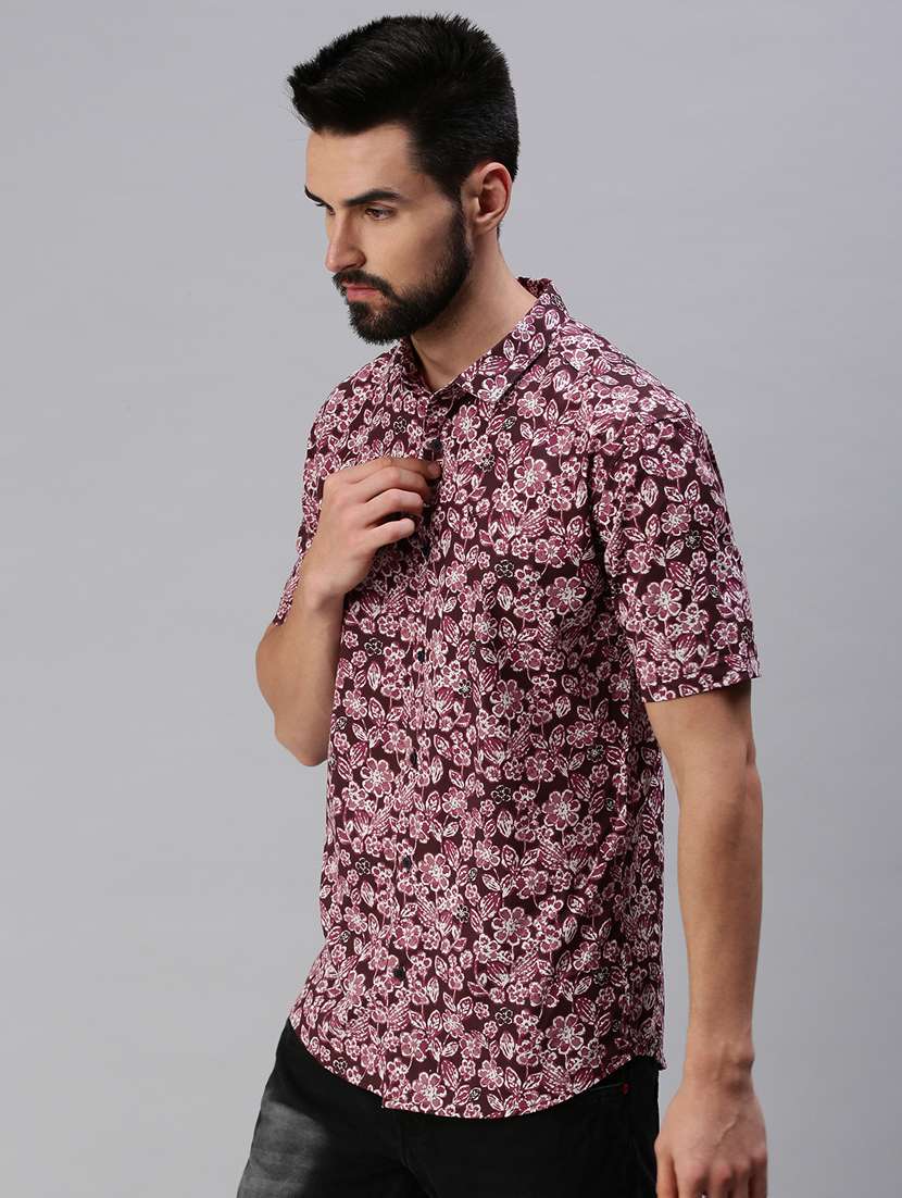 mens florals casual shirt - 18474113 -  Standard Image - 1