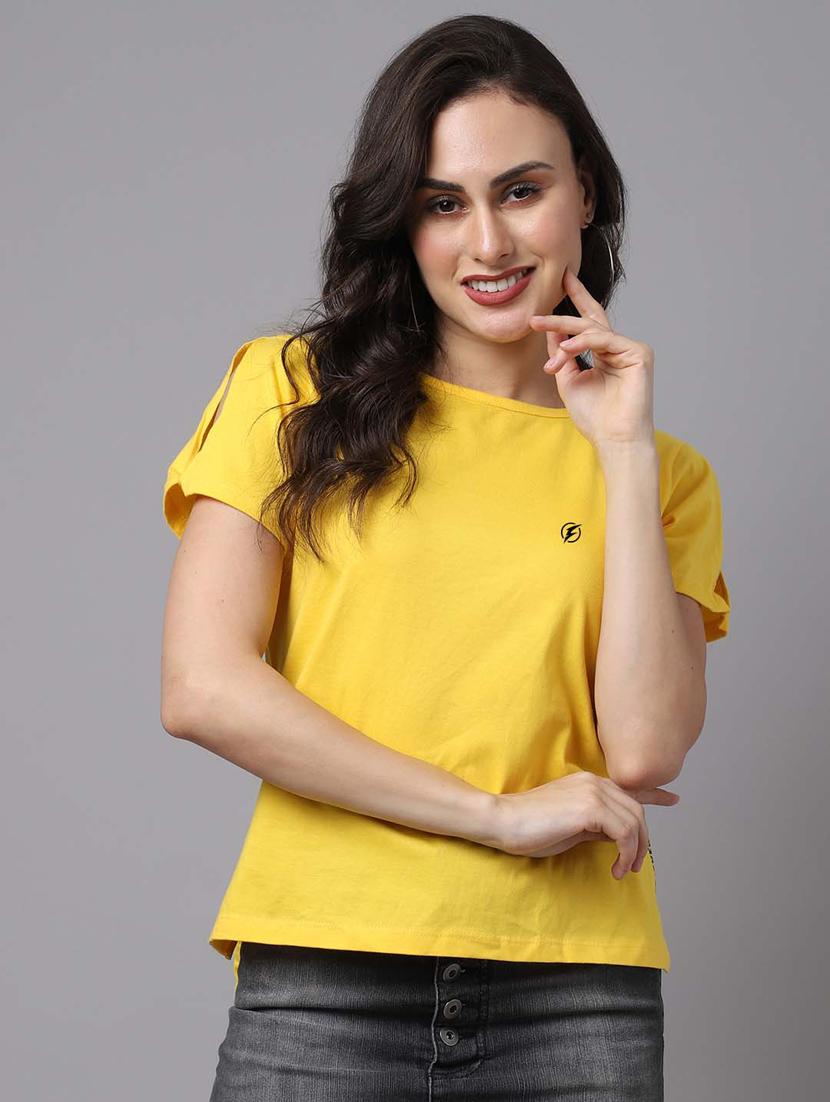 women's straight round neck top - 18474443 -  Zoom Image - 0