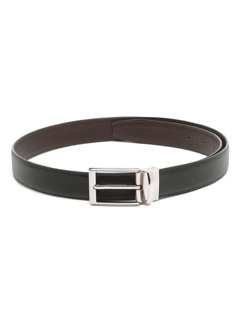 chrome leather belt