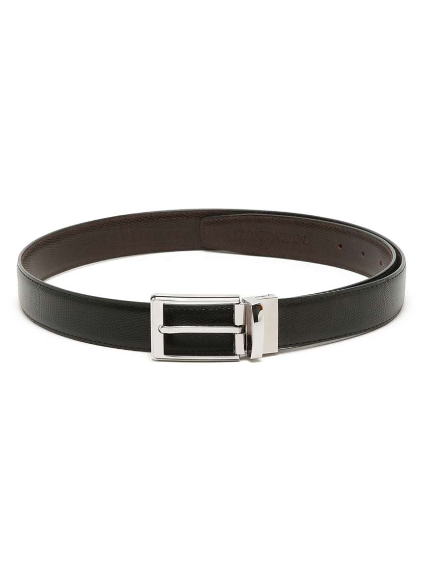 chrome leather belt