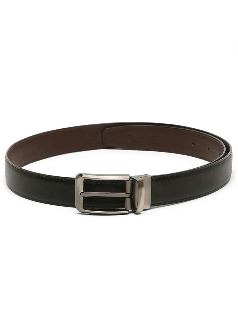 chrome leather belt