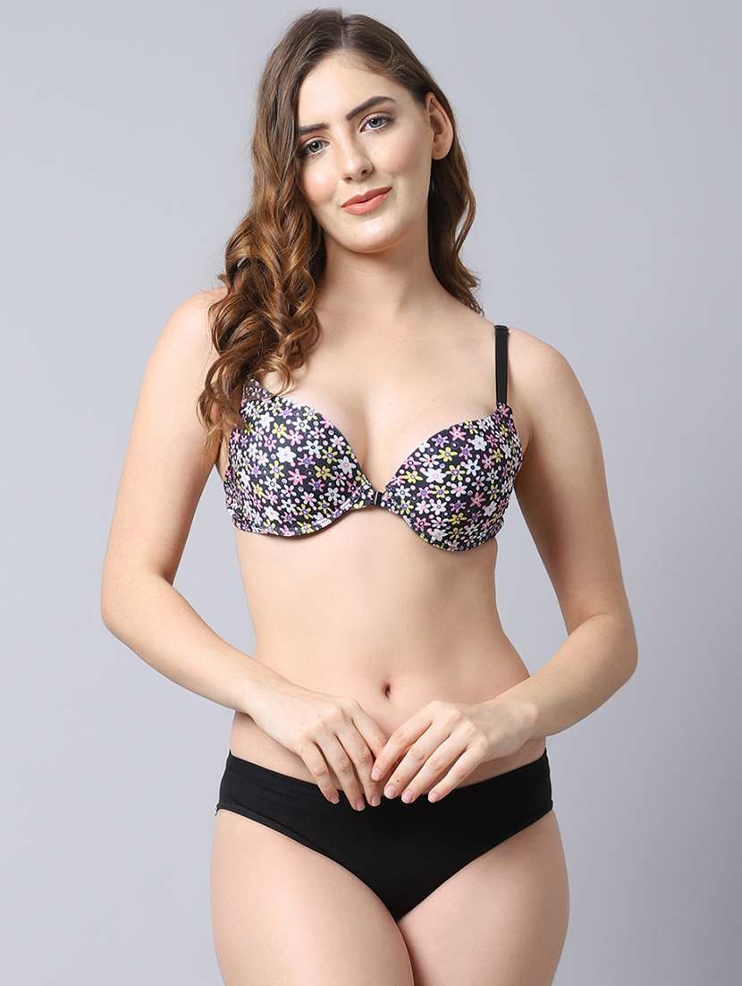 heavily padded bra & bikini panty set 
