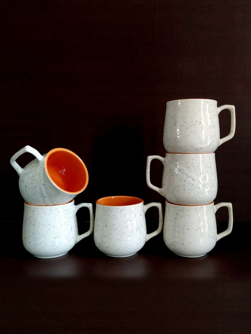elegant set of 6 cups | cup set | tea cups | set of 6 cups | stoneware - 18476681 -  Zoom Image - 0