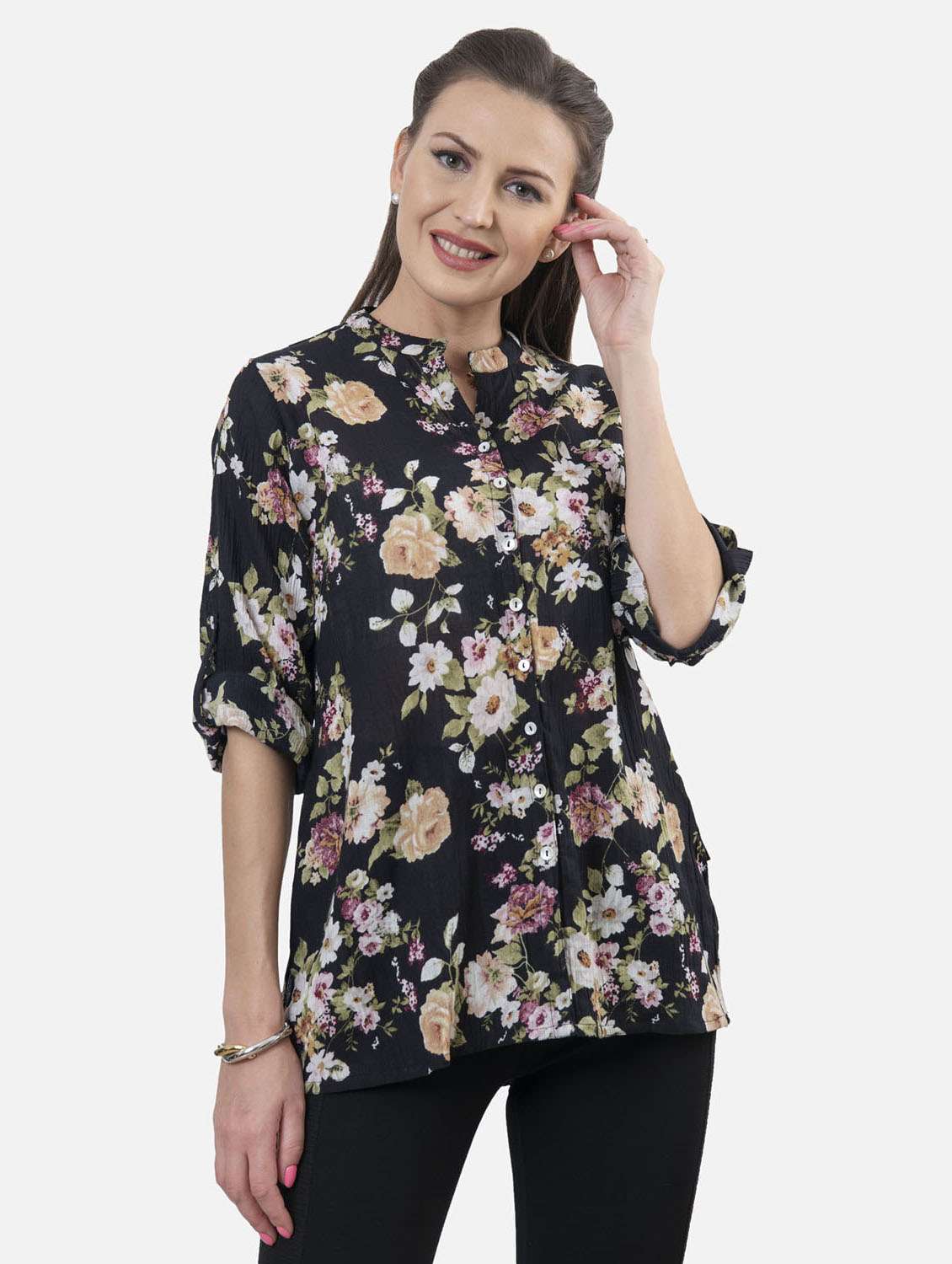 printed fusion kurti