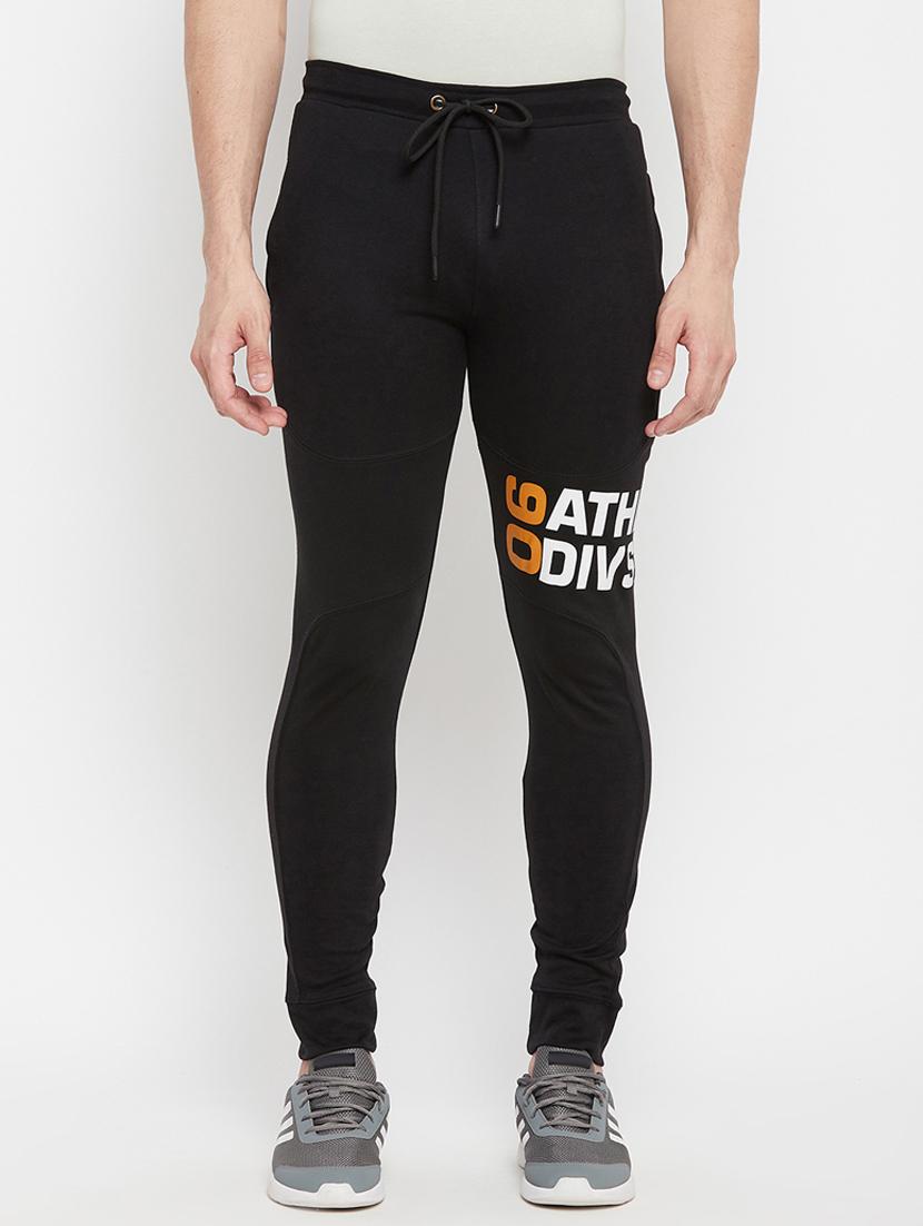 black typographic track pant - 18477085 - Zoom Image - 0