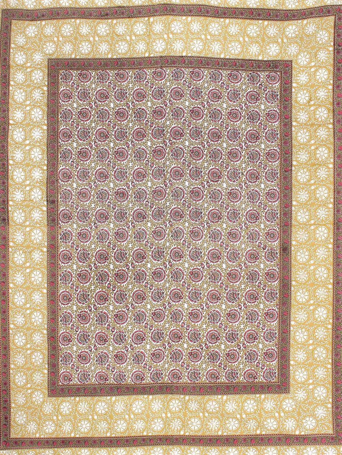 kalamkari buta printed 100% cotton pigment double bedsheet with pillow covers - 18477204 - Standard Image - 4
