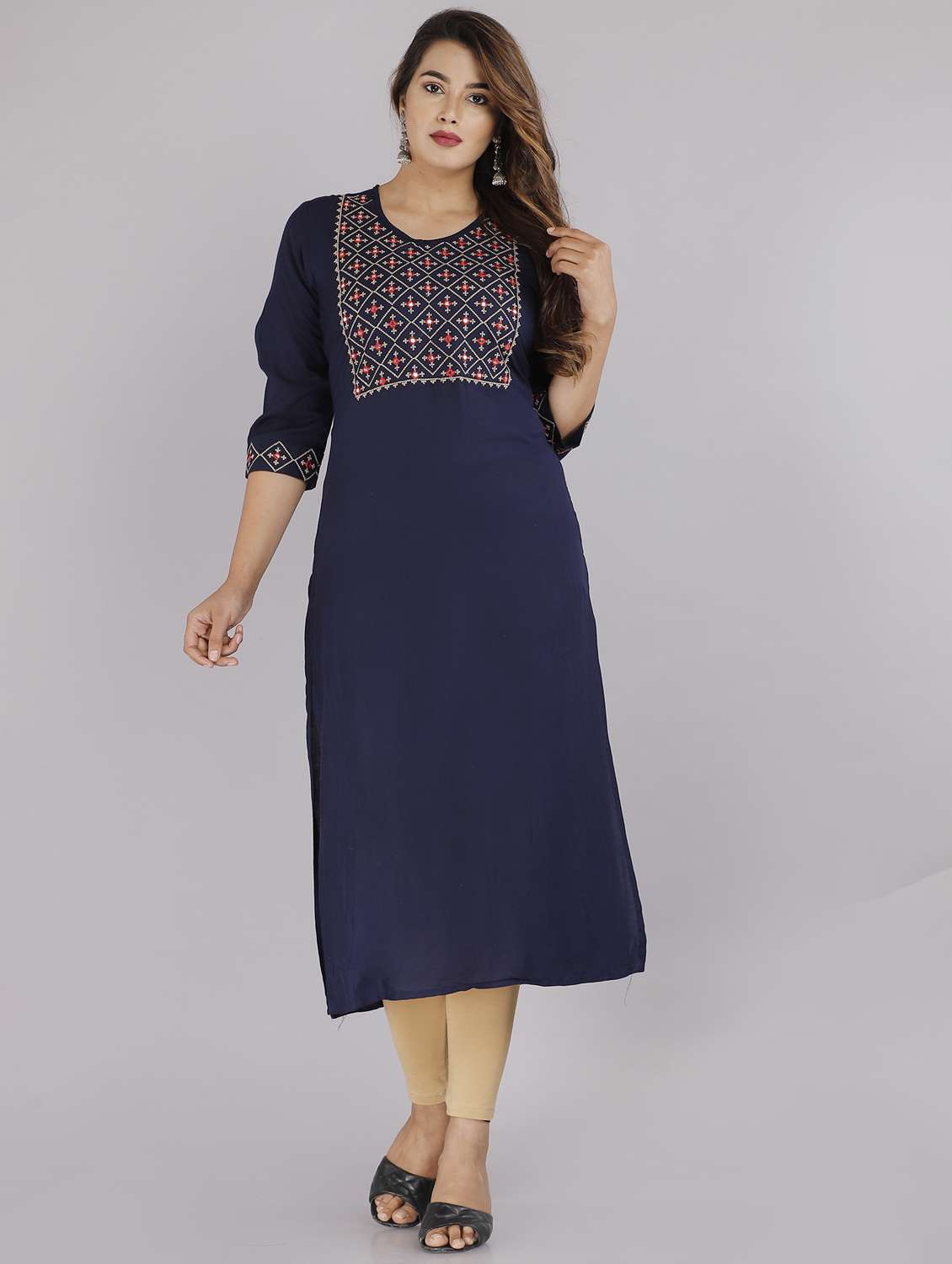 women's straight kurta